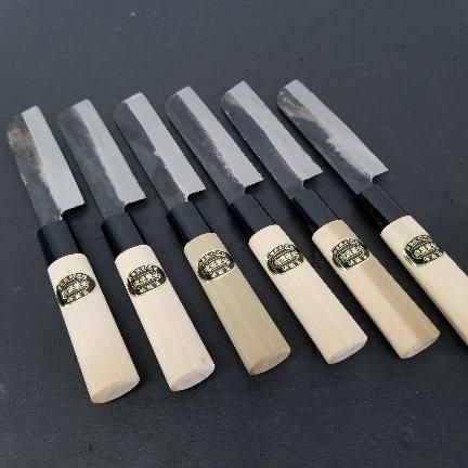 調理器具 包丁 堺 打刃物 泉源兼光作 特選品 小出刃包丁 6本セット A9569A06