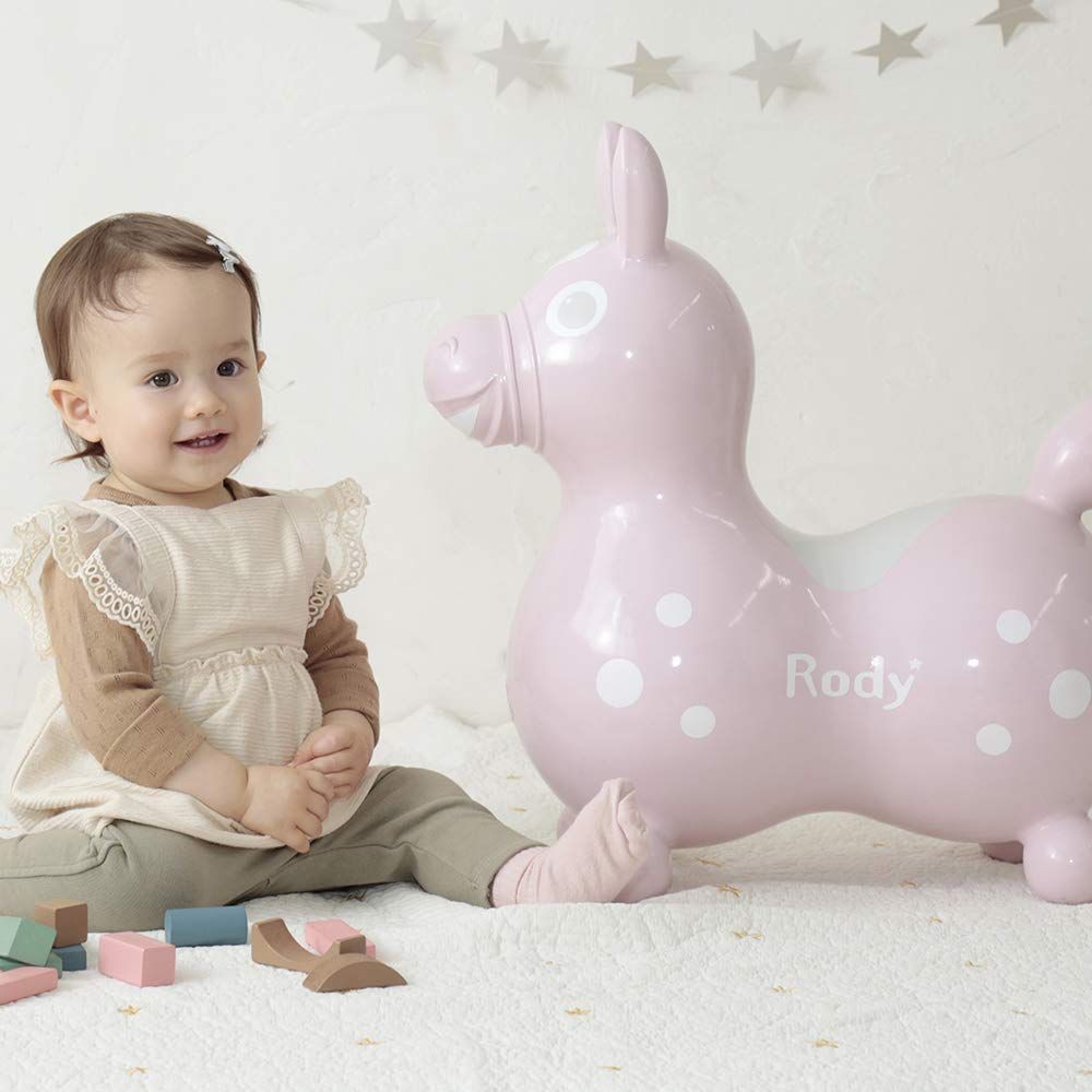 RODY nino nino ロディ ニーノニーノ 正規品 倍速ポンプ付き 乗用玩具 バランスボール ボックス入り ピンク 誕生日 ギフト プレゼント 2歳 3歳 STEELWINDOWSANDDOORS_COM