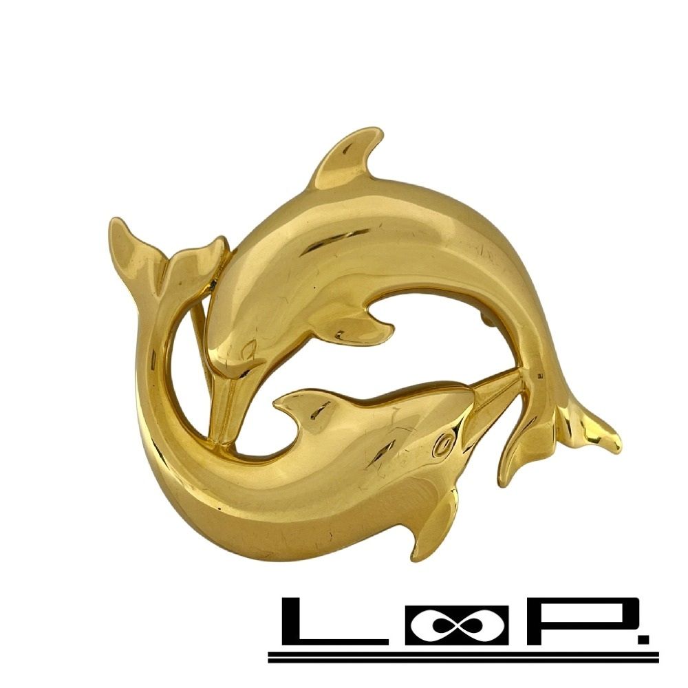 エルメス ベルト バックル ファッション ドルフィン イルカ GP ゴールド 441707 8