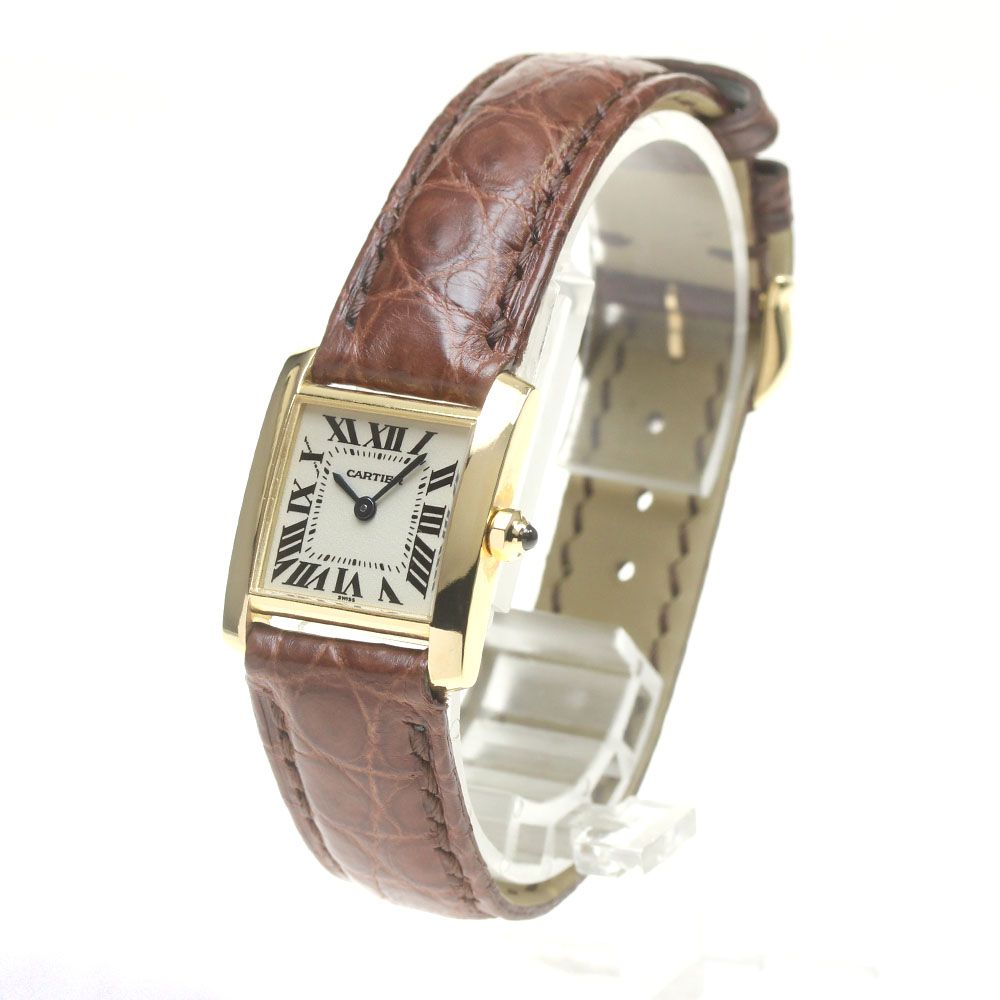 カルティエ CARTIER W5000256 タンクフランセーズSM K18YG クォーツ レディース良品_844753 - メルカリ