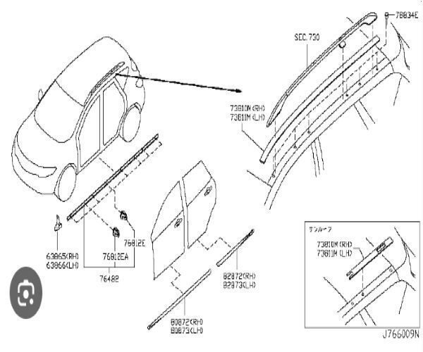 日産 ニッサン スカイライン GTR R35 コンビネーションランプ リア 右 Clear Rear Bumper Reflector Lenses 右 日産 NISSAN純正 未使用 JDM OEM