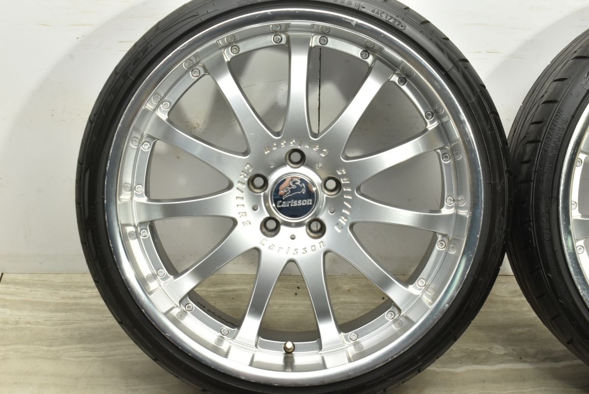 日本未入荷 カスタム用に カールソン CR1 11RS 21in 9J 30 10J 40 PCD120 ニットー NT555 G2 245 30R21 255 30R21 LS460 LS600h 交換用