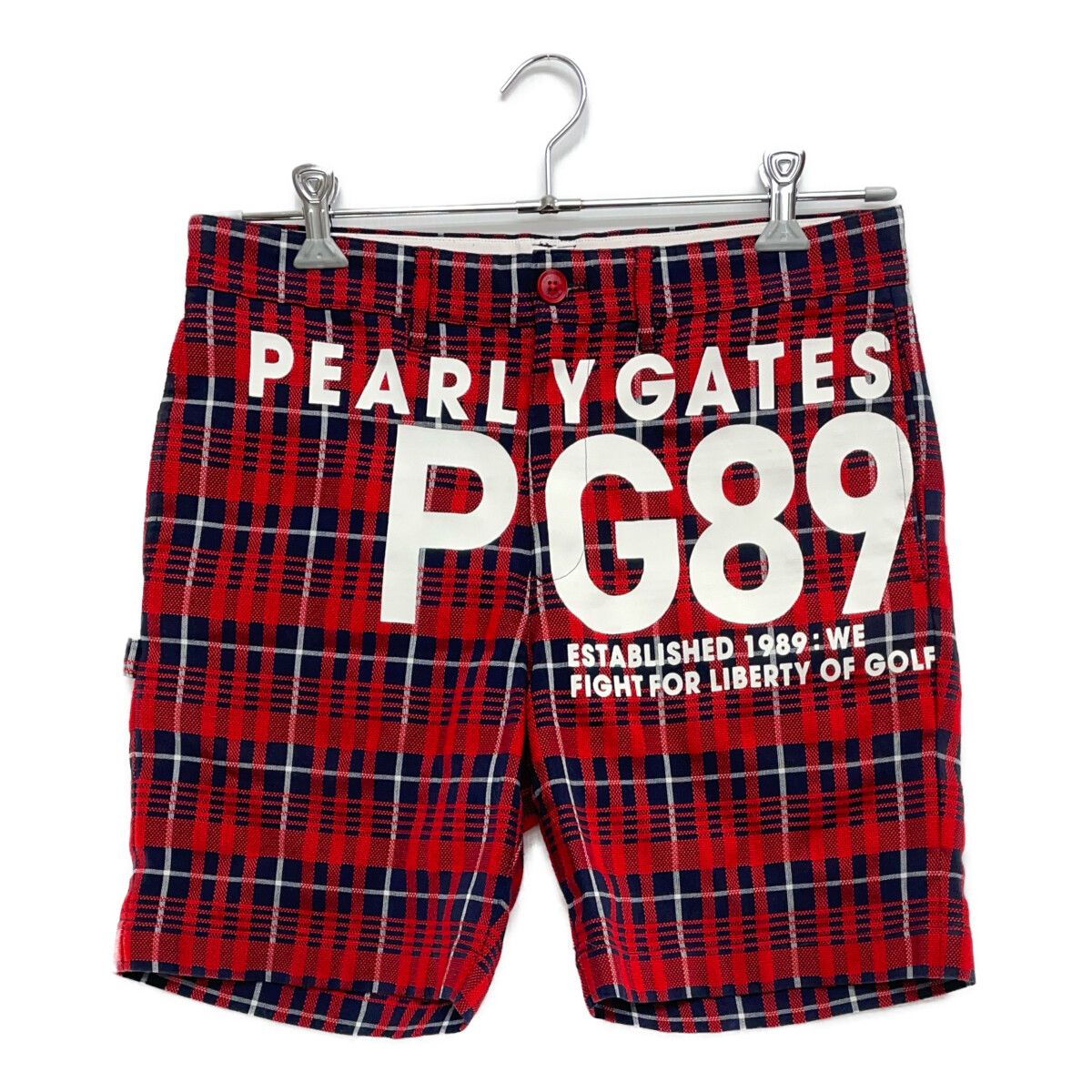 中古 メンズ パーリーゲイツ PEARLY GATES ハーフパンツ 4(M) 赤