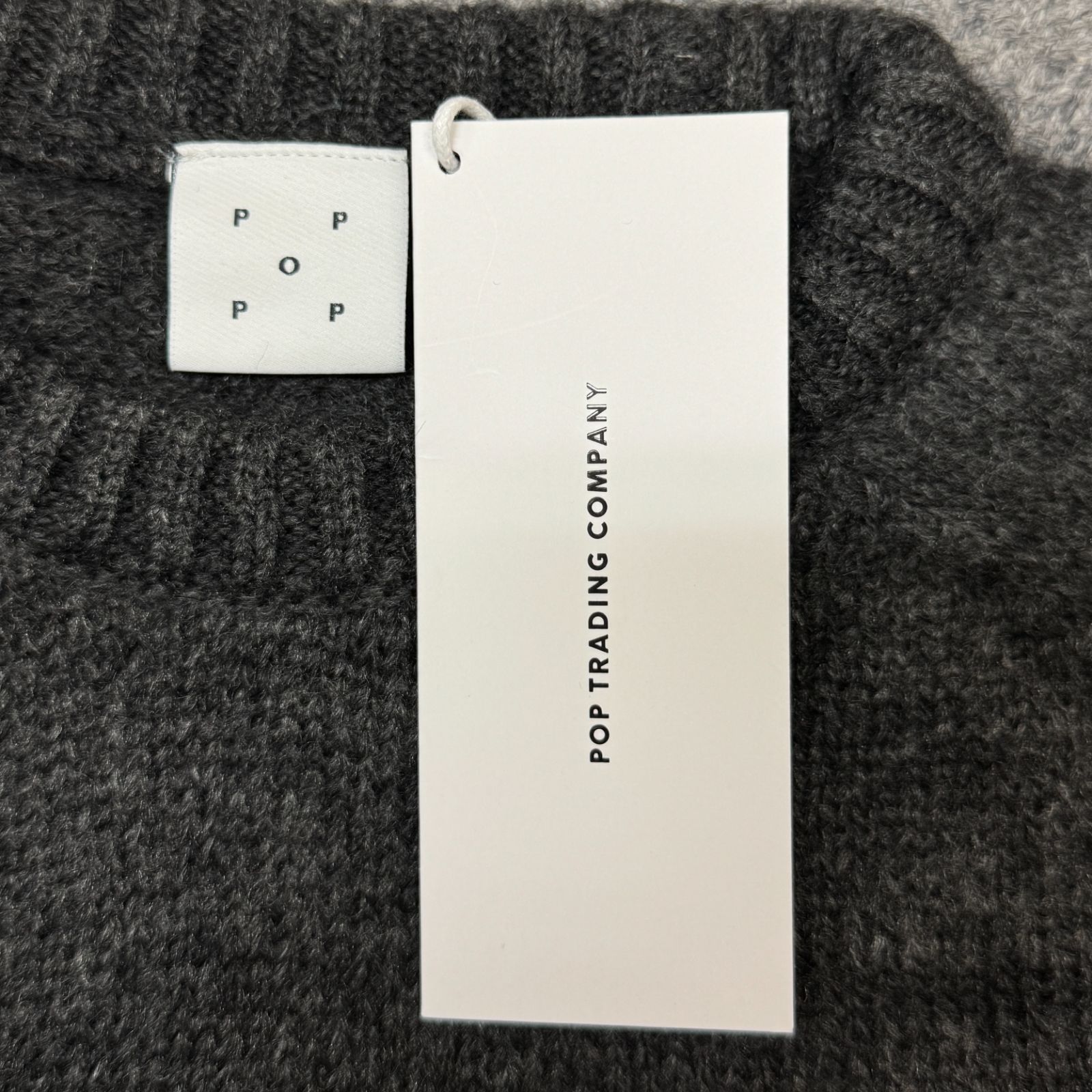 poptradingcompany 24awニット 参考上代27500円 未使用品 POP TRADING COMPANY 24AW POP KNITTED