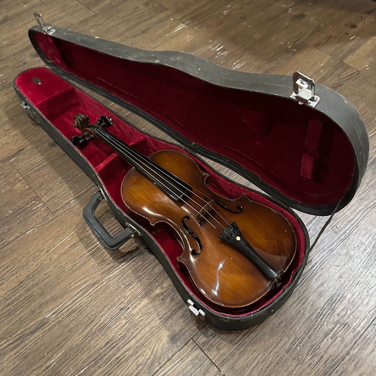 バイオリン 4/4 1982年ラベル Suzuki No.11 青ラベル 1950年代 3/4 Violin スズキ 分数