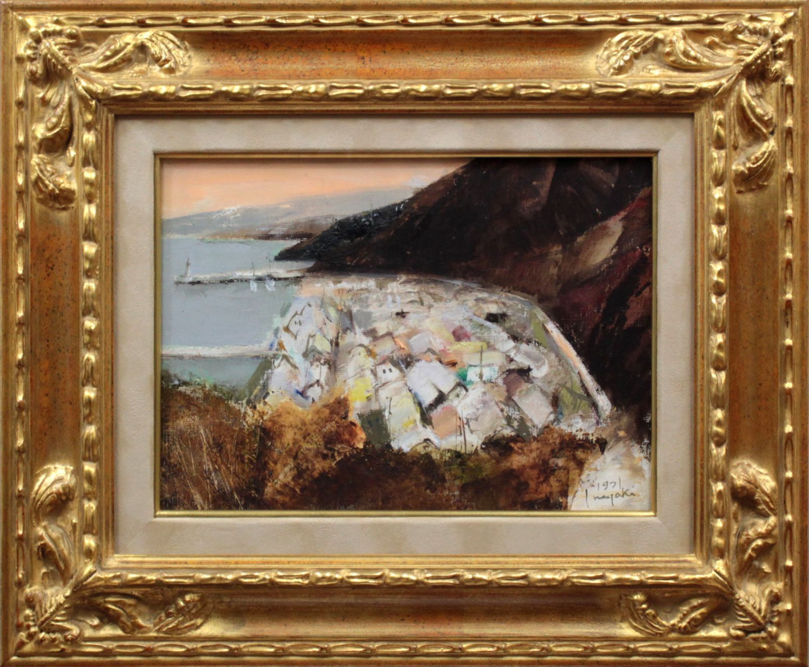 大人気 稲垣昌紀『香深の街（礼文島）』油彩画【真作保証】 絵画 - メルカリ 絵画+タペストリー