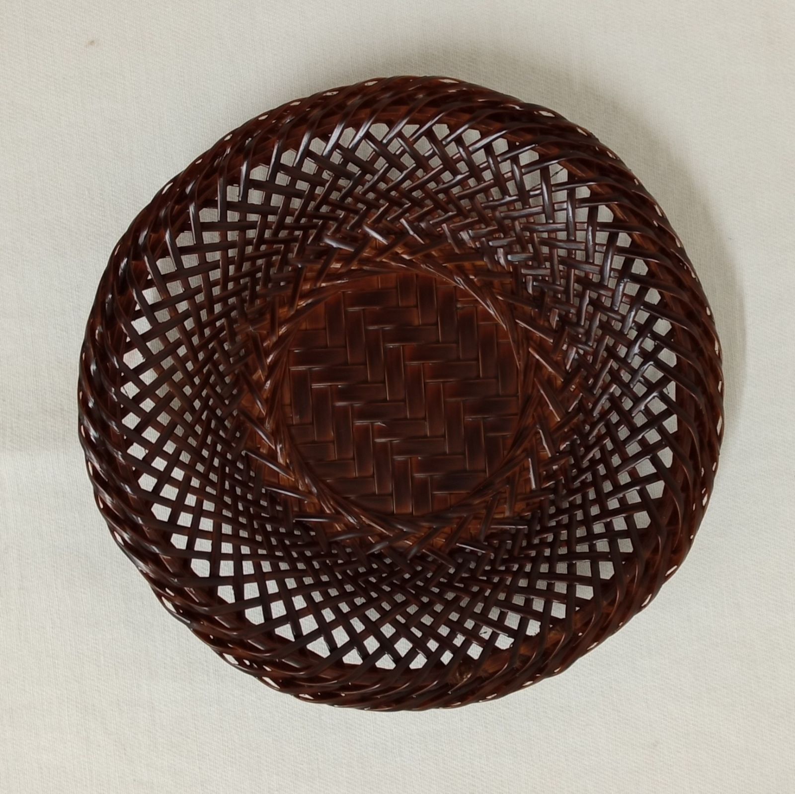 杉浦陶器 暮らしのうつわ 茶托 竹工芸品 竹かご 竹細工 竹編み