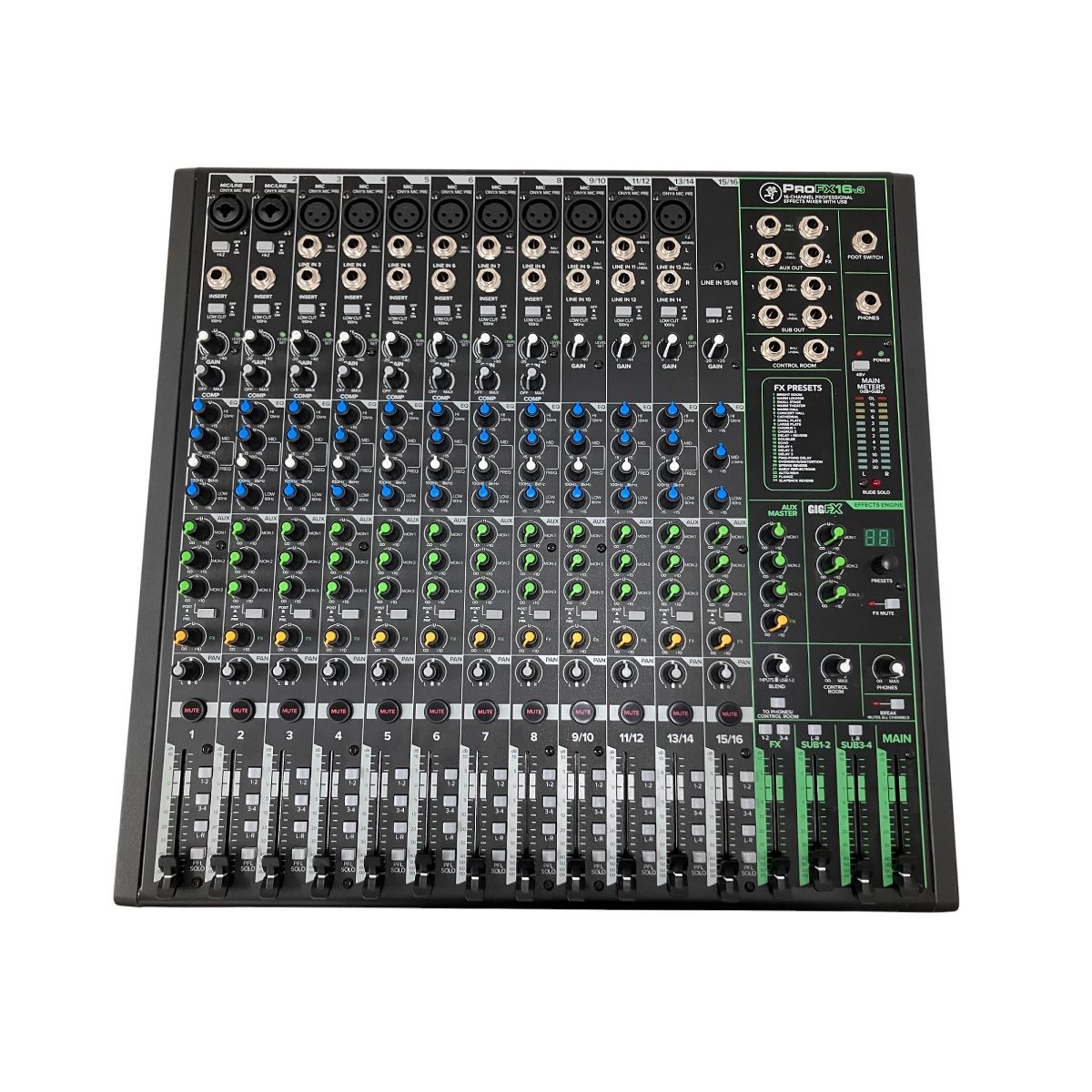 MACKIE PRO FX16V3 ミキサー エフェクト内蔵 アナログミキサー 音響機材 O10449653