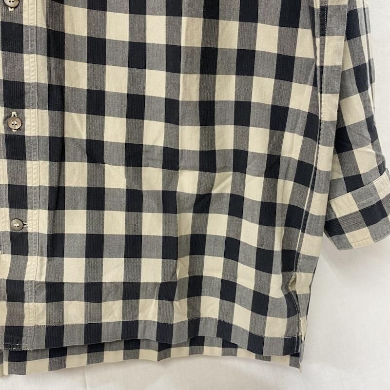 日本製 ISSEY MIYAKE イッセイ ミヤケ 長袖シアーシャツ ブラウス ブラック レディースM(31362 日本製 ISSEY MIYAKE イッセイ ミヤケ 長袖シアーシャツ