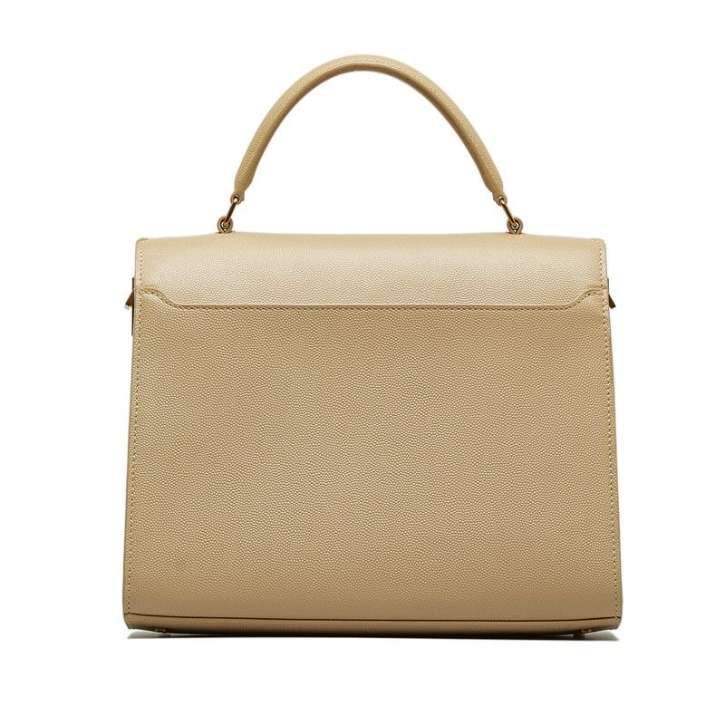 【良品】Yves Saint Laurent ボストンバッグ　カサンドラロゴ サンローラン「ル・サンカセット」24年秋バッグ、“YSL”の