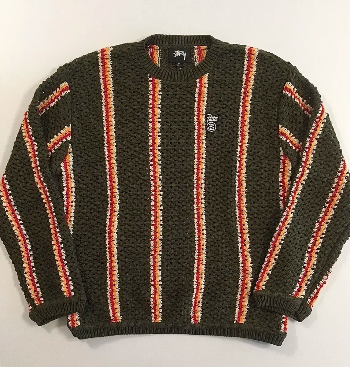 STUSSY(ステューシー) ファタ ストライプ ニット セーター セーター M 