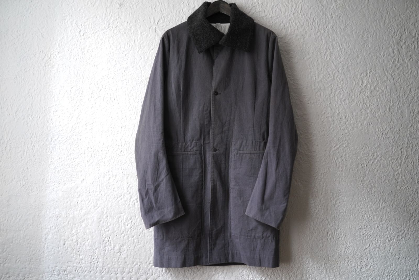 15SS HIGH NECK COAT ハイネックコットンコート / taichi murakami(タイチムラカミ)｜代購幫