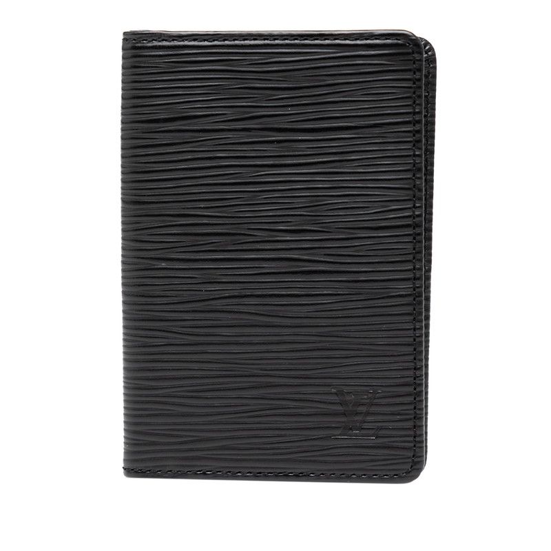 ルイ ヴィトン エピ オーガナイザー ドゥ ポッシュ カードケース 名刺入れ M63582 ノワール ブラック レザー レディース LOUIS VUITTON 1-0235368