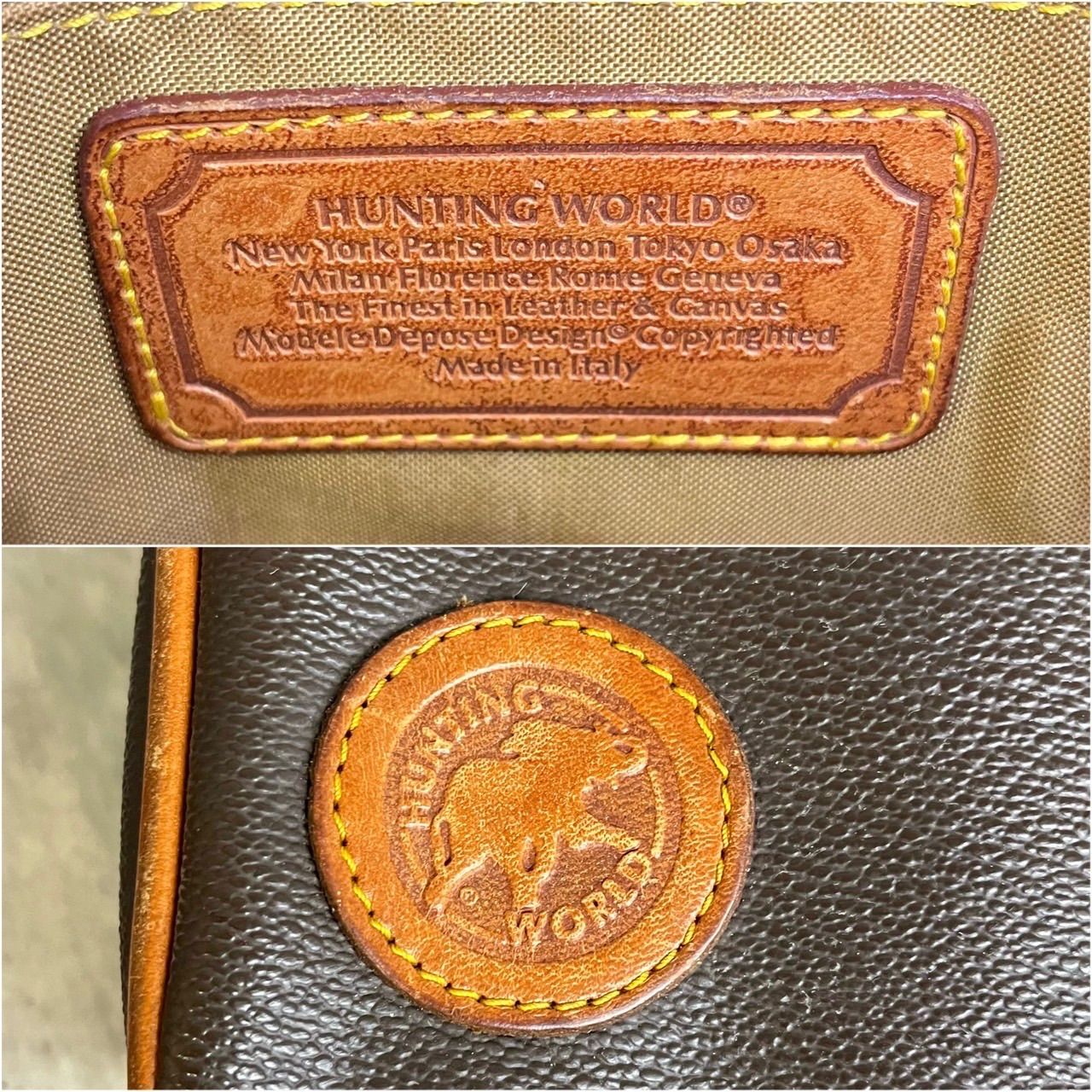 ✨良品✨ HUNTING WORLD ハンティングワールド ショルダーバッグ