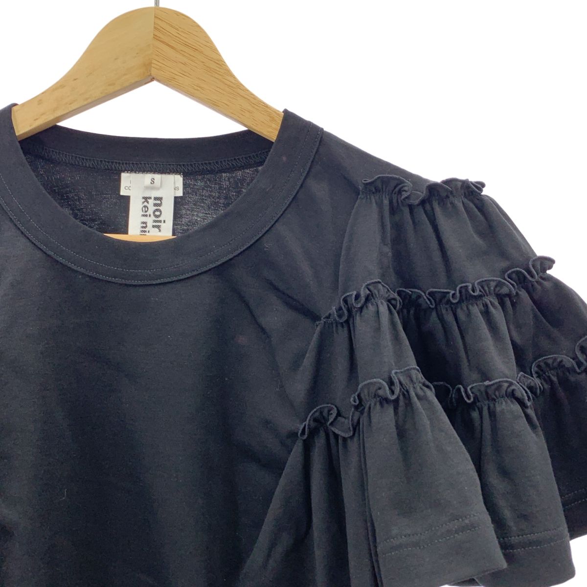 noir kei ninomiya 　ノワールケイニノミヤ　フリル 　Tシャツ 美品】 noir kei ninomiya / ノワールケイニノミヤ | 2020AW