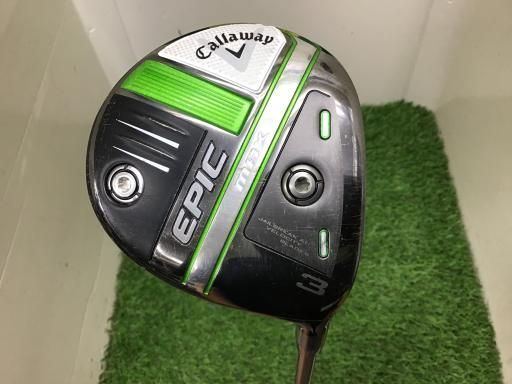 Callaway - EPICMAXウェアウェイウッド/W#3 DIAMANA 40BLK/GRN R エピック MAX フェアウェイウッドDiamana 40 for Callaway