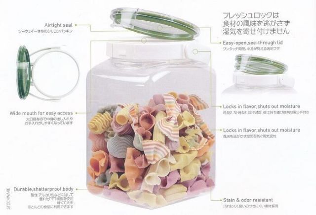 フレッシュロック 角型 500ml 【３個セット】 保存容器 日本製 湿気を防ぐ ワンタッチ開閉 軽くて丈夫 シンプル おしゃれ インスタ フレッシュロック収納 まとめ買い 調味料 ナッツ お菓子 保管 保存 タケヤ化学工業