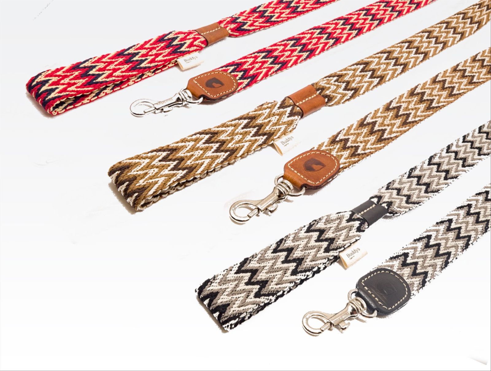 Peruvian Gold スペイン製 高級ハンドメイド犬用リード(2m)