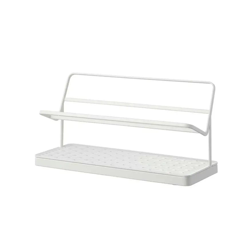 哺乳瓶＆マグボトル水切りラック プレート 山崎実業 TOWER ホワイト 白 新品 送料無料