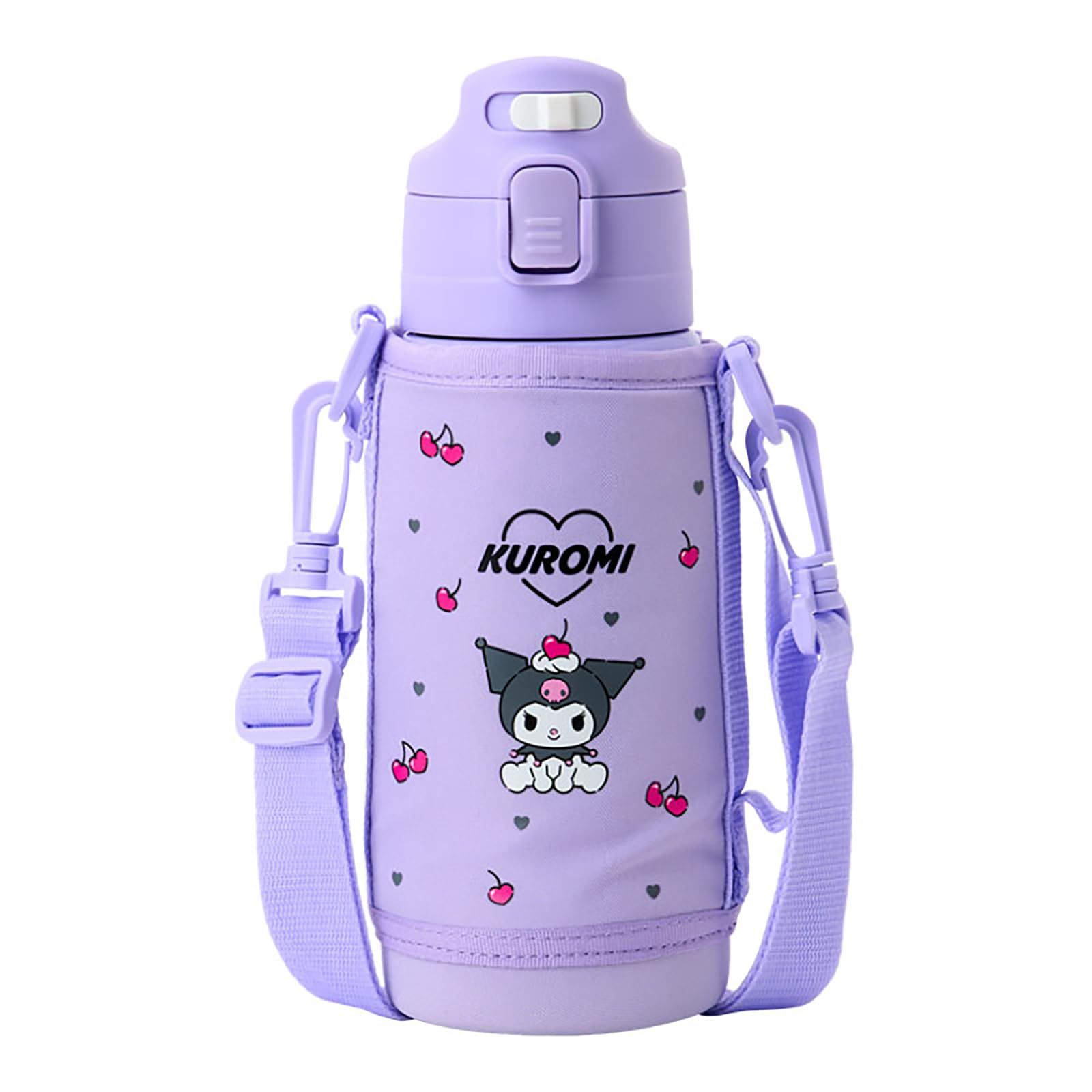 サンリオ SANRIO 2WAYステンレスボトル クロミ 子供 保温 保冷両用 容量 コップ使用時620mL ダイレクトキャップ使用時670mL 名前スペース付き 096075
