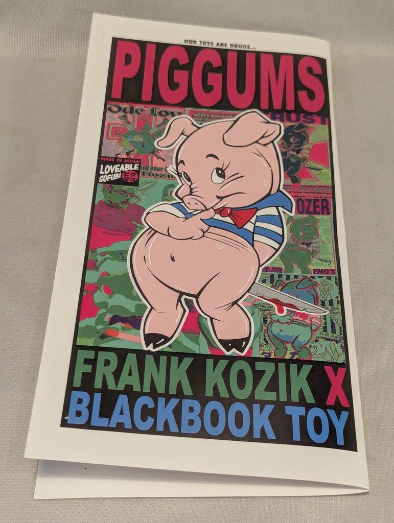 BlackBook Toy Frank Kozik Piggums Marvel Okinawa Tie-Dye one