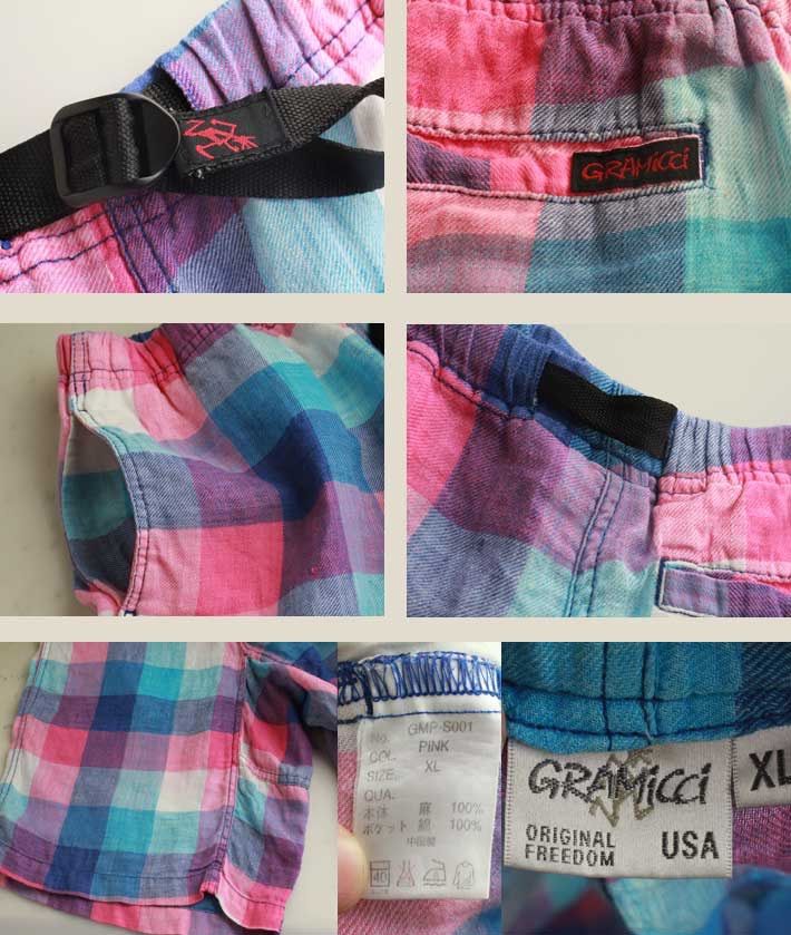 USA製 グラミチ gramicci 80's ハーフパンツ　L チェック USA製 グラミチ gramicci 80's ハーフパンツ L チェック - メルカリ