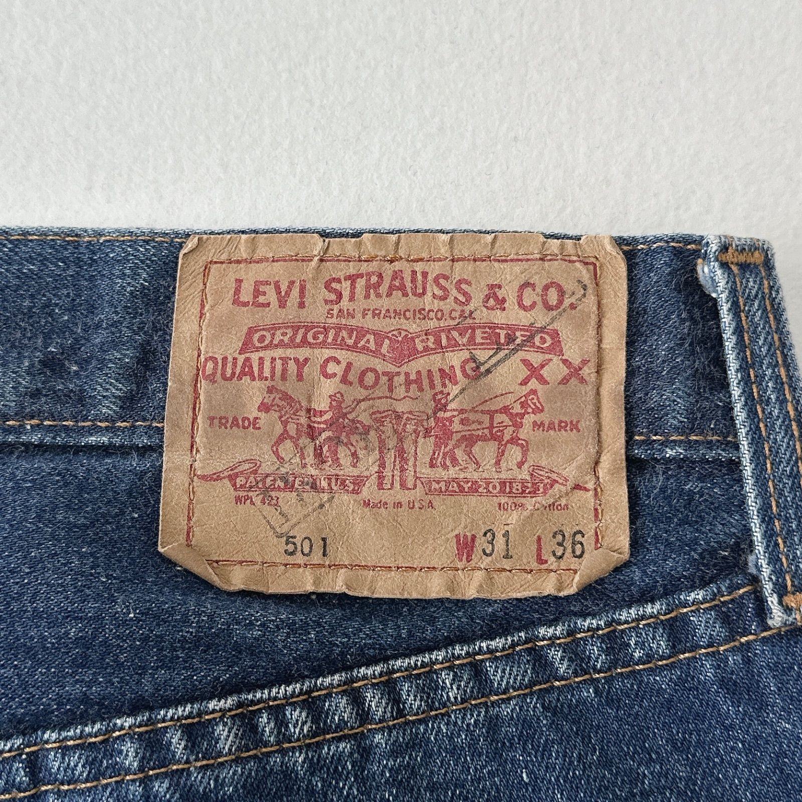 リーバイス501 USA製 93年製 刻印555 赤耳 110周年記念モデル 90s Levi