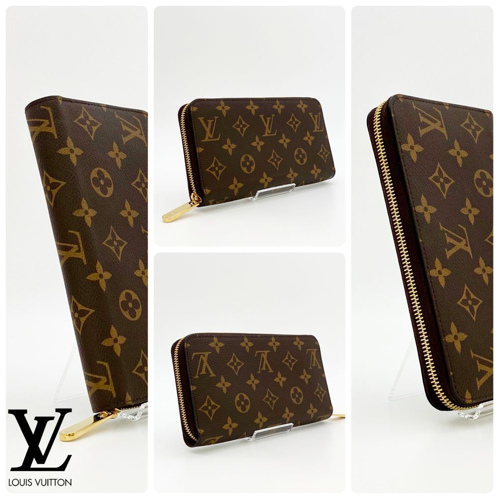 極美品】ルイヴィトン LOUIS VUITTON モノグラム ジッピーウォレット ラウンドファスナー ブラウン M42616 RFID ICチップ  送料無料 送料込み - メルカリ