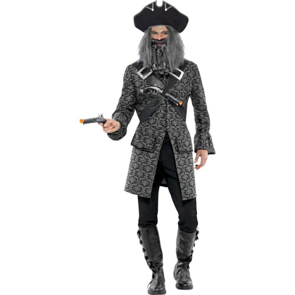 海賊 黒 衣装 コスチューム M 大人男性用 Terror of the Sea コスプレ