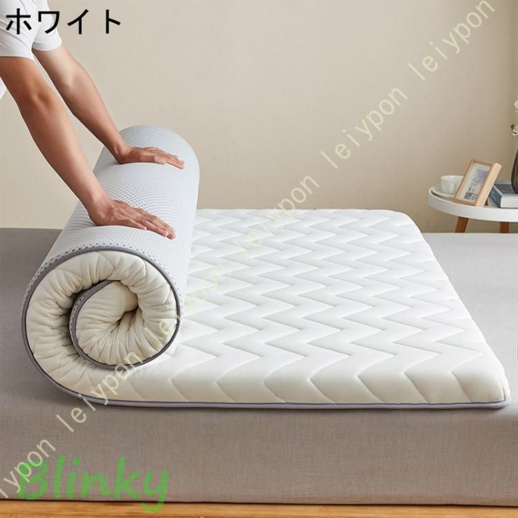 敷布団 敷き布団 ダブル 軽い 軽量 高反発 折りたたみ 三つ折り 布団 ふとん 厚い ダブルサイズ 防ダニ 抗菌 防臭 吸汗速乾 三層 一人暮ら