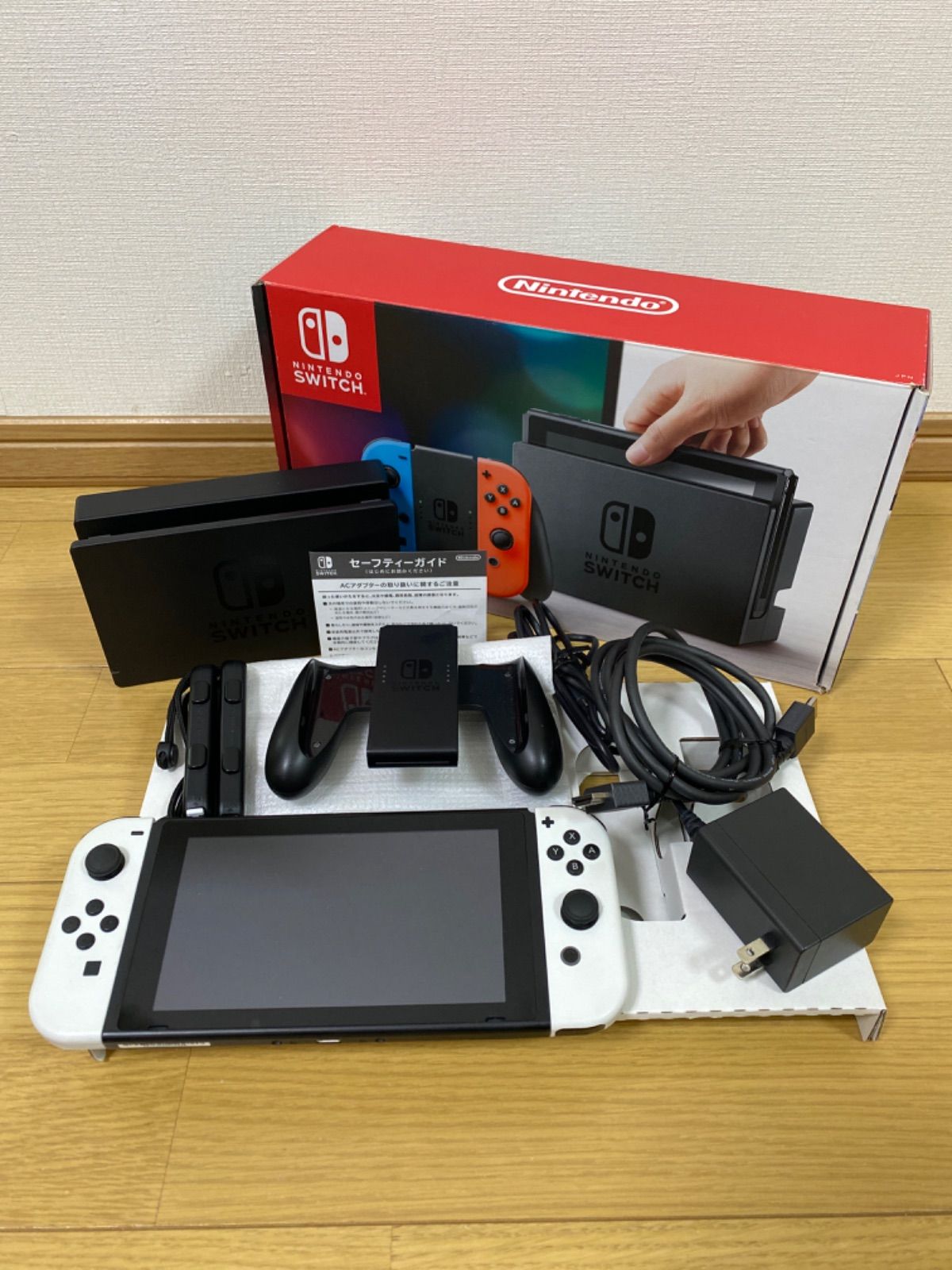 Nintendo Switch ニンテンドースイッチ本体 ネオン 旧型 ② - メルカリ