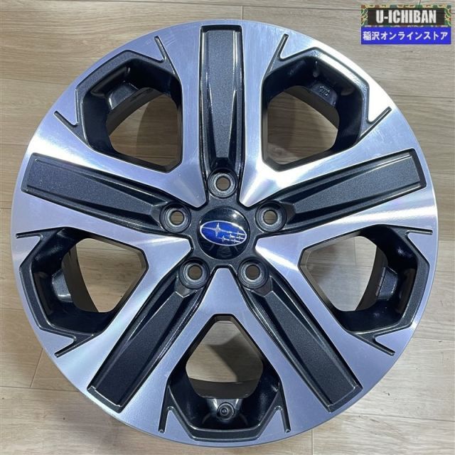 スバル　レガシィ　アウトバック BPE　17インチ　7J+48　5穴100　アルミホイール　4本 セット スバル SUBARU 純正 スバル純正 BRM レガシィ アウトバック 17ｲﾝﾁ 7J 5