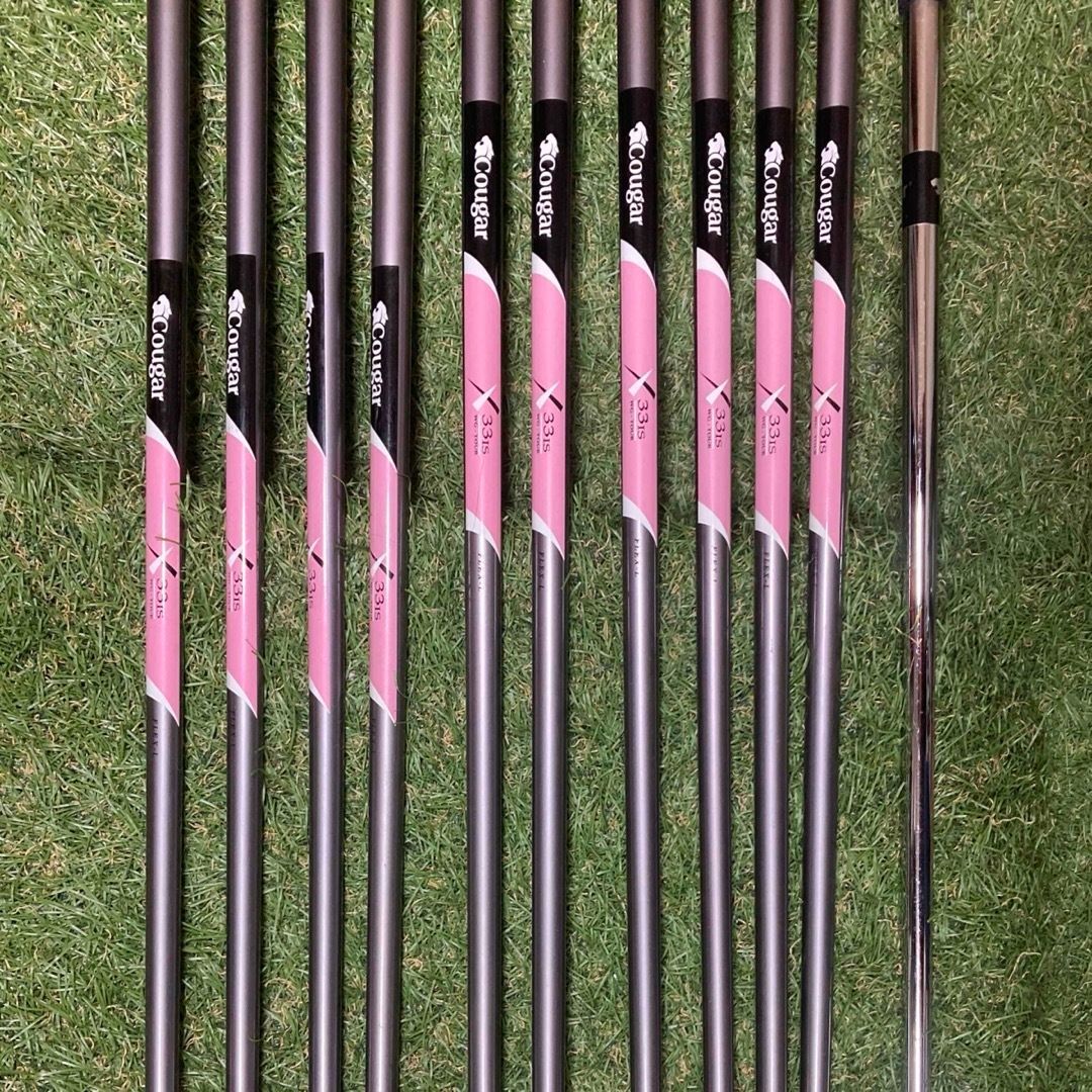 クーガー Cougar 33IS ゴルフセット 11本 左 レディース L クーガー Cougar 33IS ゴルフセット 11本 左 レディース L レフティ
