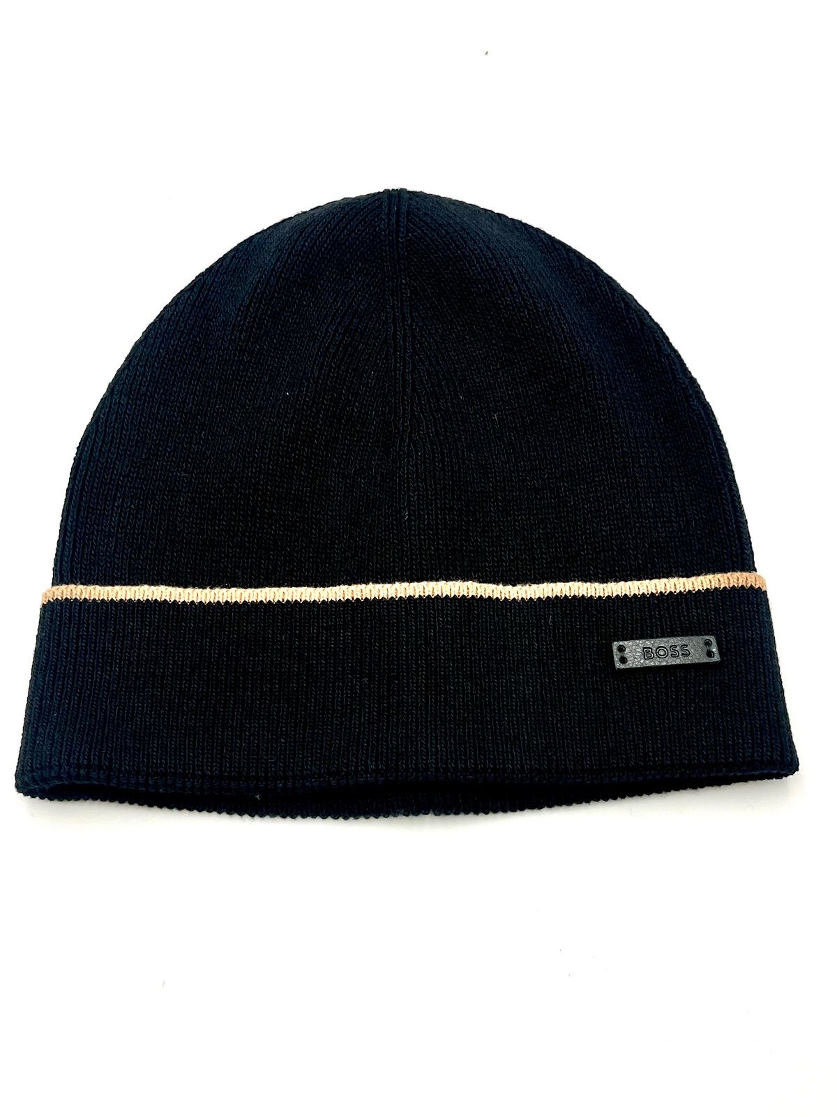 BOSS ボス ニット帽マフラー2点セット コットンマフラー メンズ