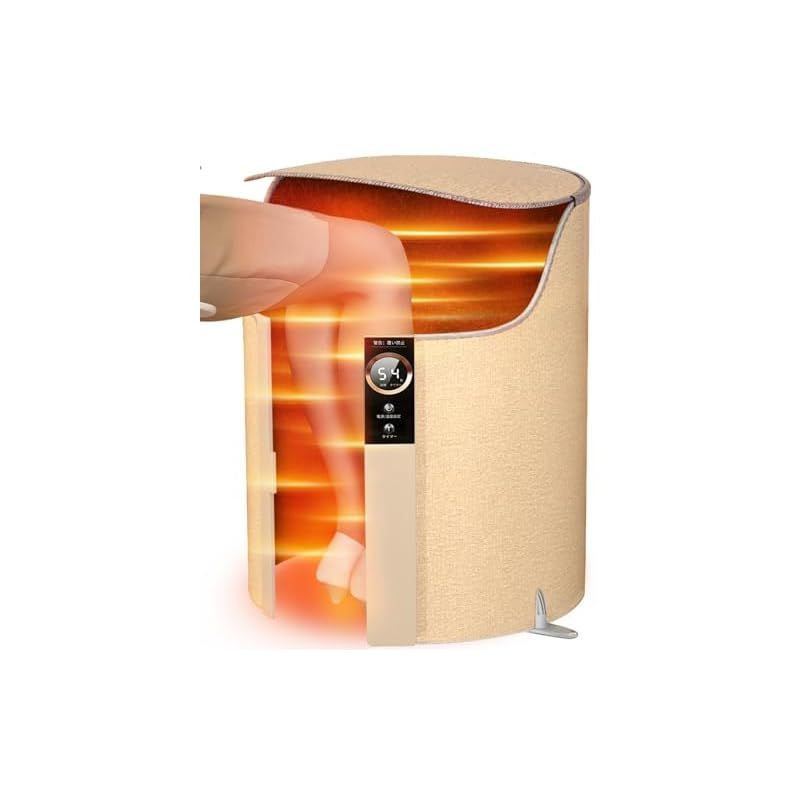 パネルヒーター デスク下 省エネ 足元ヒーター デスク下 筒型 540°全方位発熱式 デスクヒーター 冷え対策 過熱保護 オフィス パネル ヒーター 遠赤外線 パネルヒーター 足元 速熱 高温 部屋 ヒーターパネル LEDディスプレー表示 巻くコタツ 転倒 0