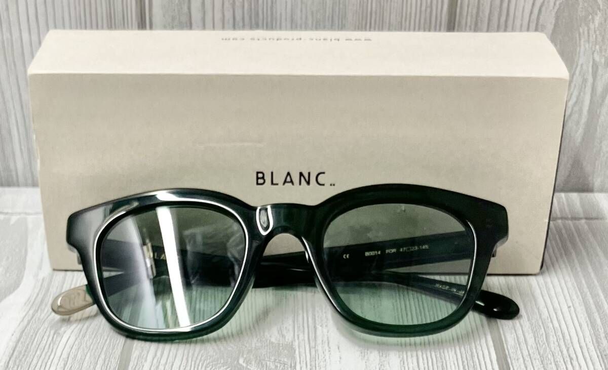 BLANC.. ブラン サングラス B0014 BLK-CG　47□23-145 BLANC ブラン B0014 サングラス INDIGO / M.GRY - Select shop