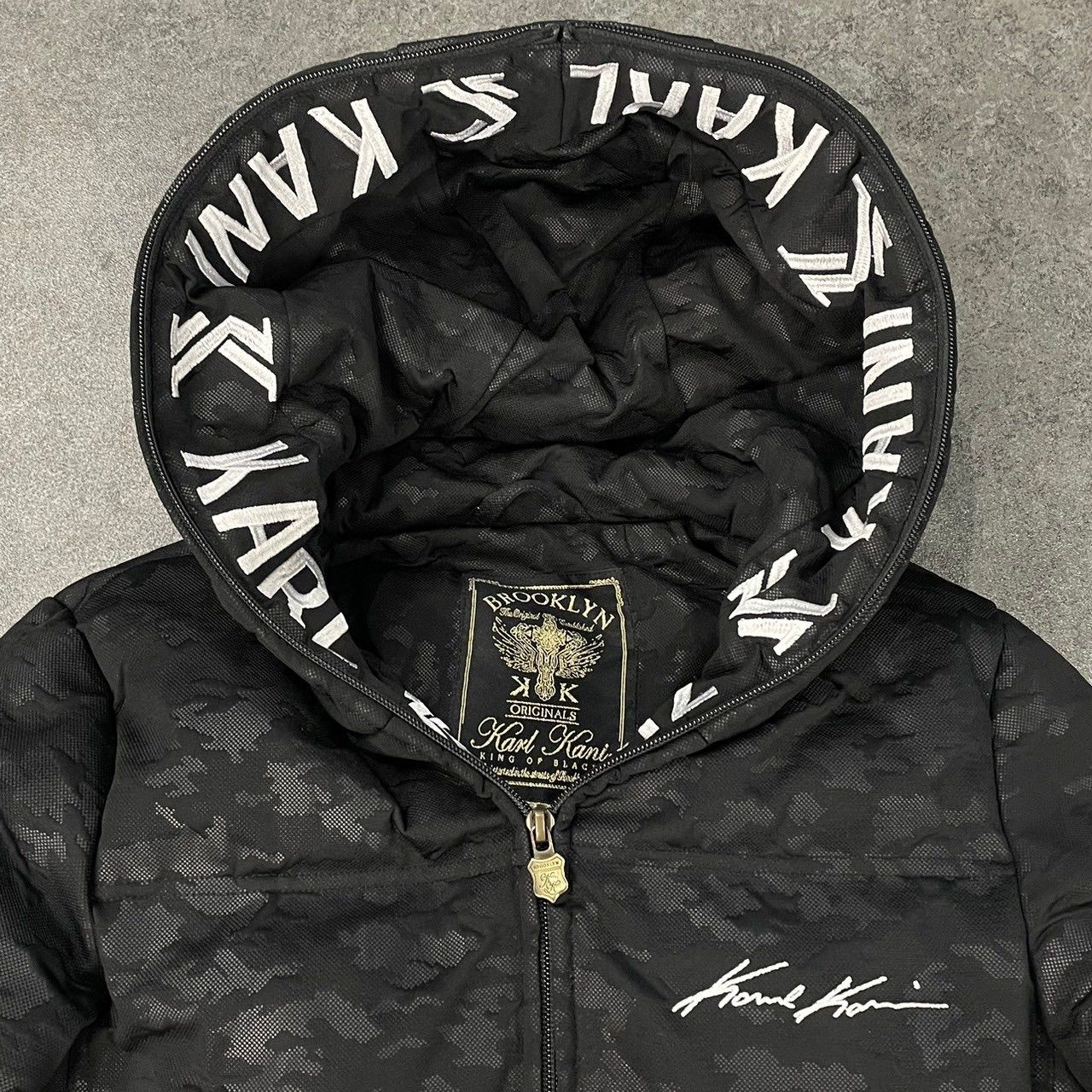 Karl Kani Brooklyn Down Jacket Black カールカナイ ダウンジャケット 