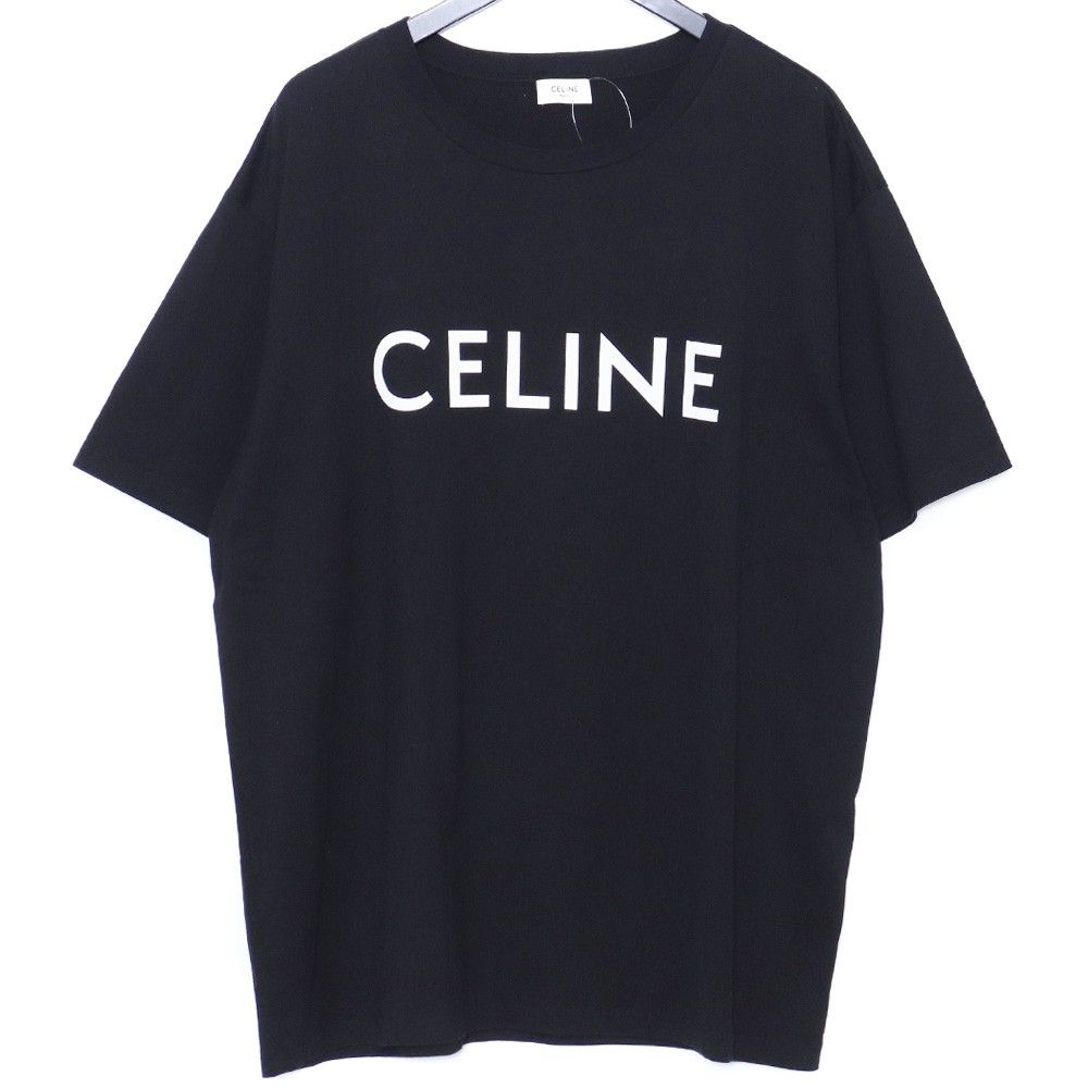 CELINE ルーズ Tシャツ コットンジャージー XLサイズ ブラック - メルカリ