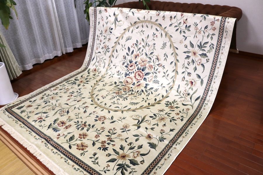 ペルシャ柄絨毯 200×290 新品未使用 大判ラグ カーペット アウトレット