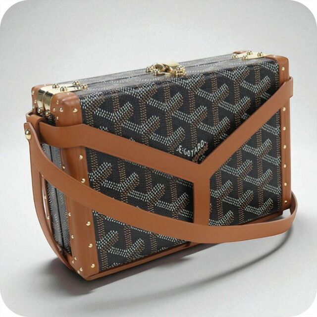 国内配送【GOYARD】ミノディエール トランクバッグ ゴヤールの名作ヴィンテージトランクがミニサイズに！新作