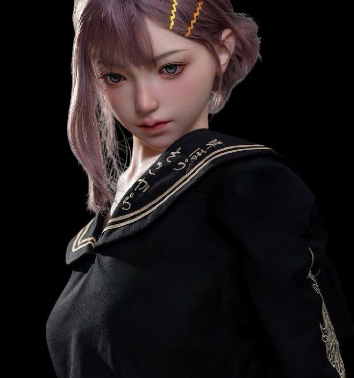 1/6 フィギュア　ヘッド　12インチ　ハーフ美人　手仕上げ作成　リアルフェイス 1/6 フィギュア ヘッド 12インチ 手仕上げ作製 ハーフ系美少女