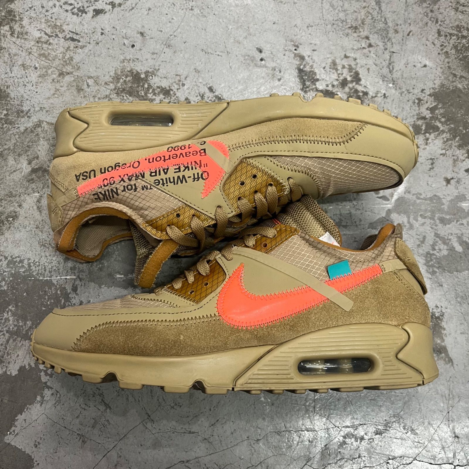 国内正規 Off-White NIKE Air Max 90 Desert Ore コラボ エアマックス 
