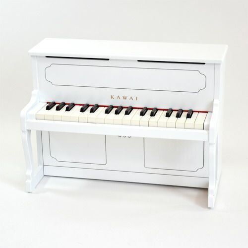 楽器玩具 ミニピアノ 河合 カワイアップライトピアノ ホワイト 木のおもちゃ 出産祝い お誕生日 3歳 おうち時間 子供