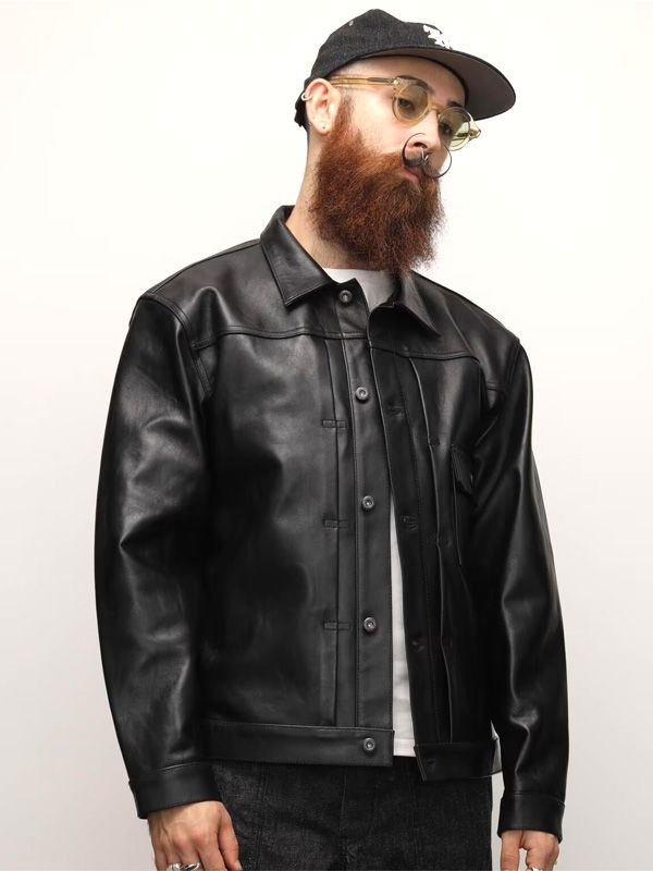 Schott ショット レザー ジャケット メンズ レディース ラムレザー ラム革 SHEEP LEATHER 1st TRACKER JACKET シープレザー トラッカージャケット 7823950128 3150012