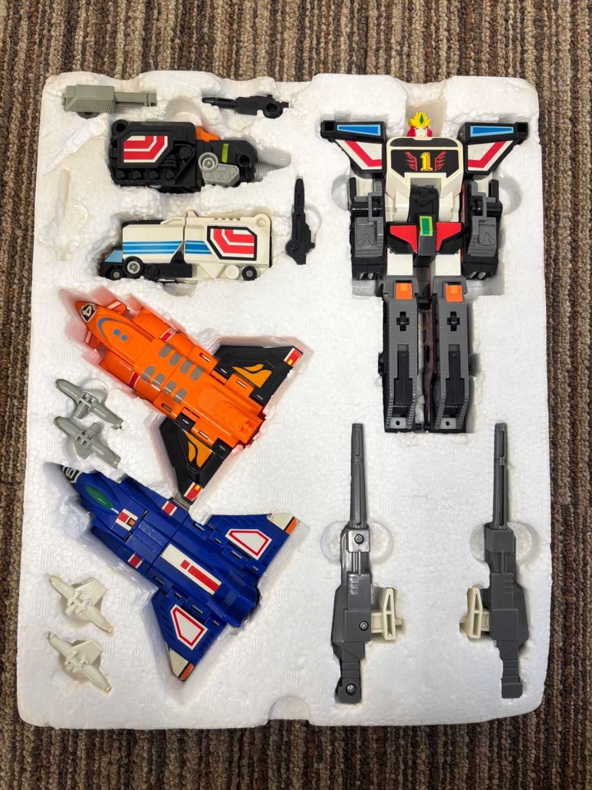 太陽の勇者5体合体サンダーバロン 当時物 タカラ