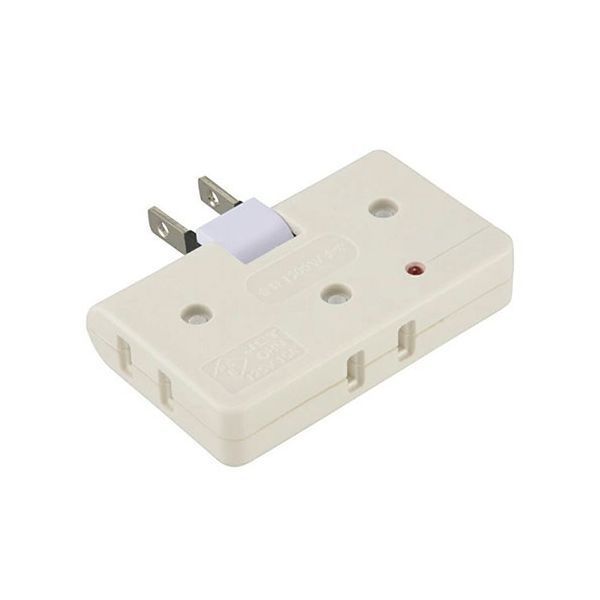 送料無料，新品 【5個セット】 オーム電機 雷ガード付 コーナータップ 3個口 ホワイト 00-6967 HS-AKS3PBT-WX5 電源ユニット