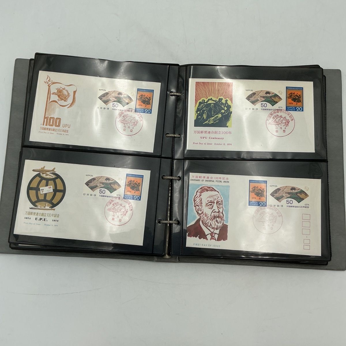 初日カバー 1985年 昭和60年 丑年 記念切手 切手 42通 ファイル 新品