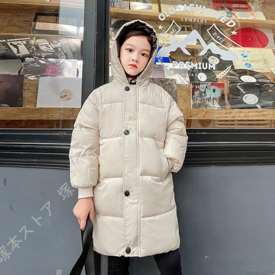 子供ダウンジャケット 女の子ジャケット 男の子コート フード付き ショート丈 保温 厚手 キッズアウター 防寒防風 男女兼用 光沢 ダウンコート 中綿 暖かい