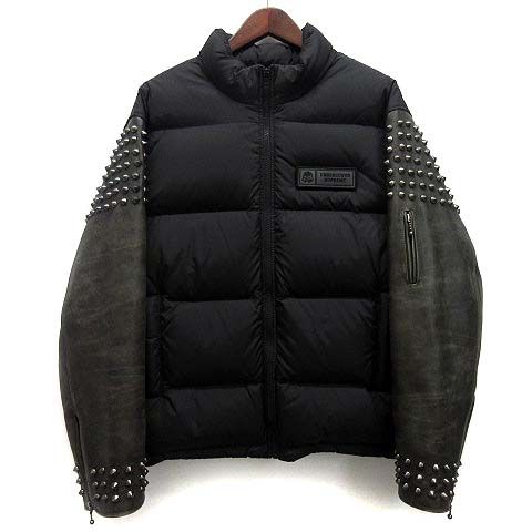 シュプリーム SUPREME アンダーカバー UNDERCOVER 2023SS ダウン ジャケット Puffer Jacket スタッズ 袖レザー  加工 ブラック 黒 M 美品 ☆AA☆ - メルカリ