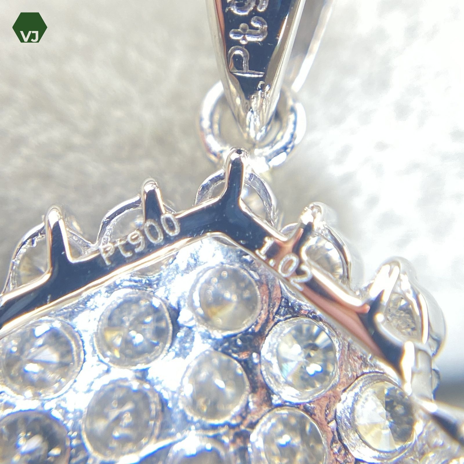 17-30】パール ダイヤモンド ネックレス D1.02ct【中古】【 PT850 